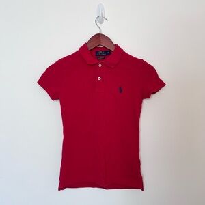 Polo Ralph Lauren Red Skinny Polo XS